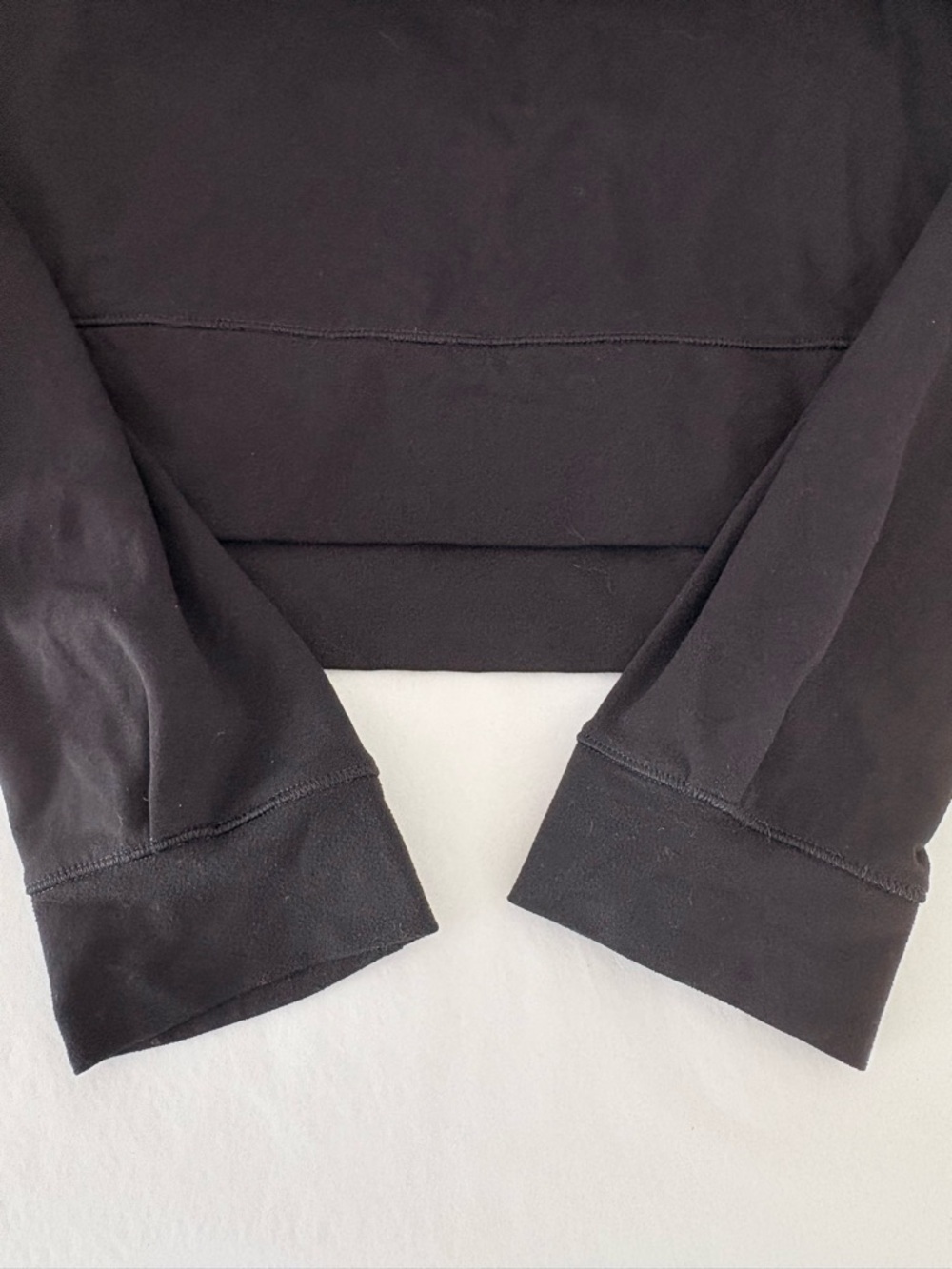 Lululemon Run Warm Up Crew Sz 8 Black EUC - Picture 5 of 9